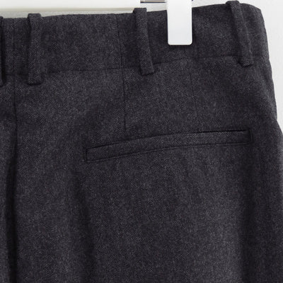 【nonnotte/ノノット】<br>Draping 5-Tuck Wide Trousers <br>N-25A-038