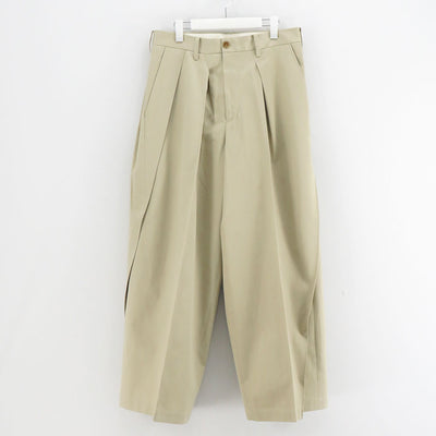 【KHOKI/コッキ】<br>Pleat-design pants <br>25ss-p-04