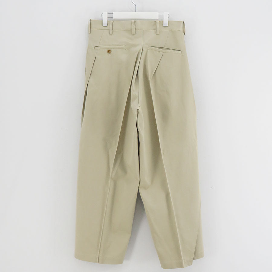 【KHOKI/コッキ】<br>Pleat-design pants <br>25ss-p-04