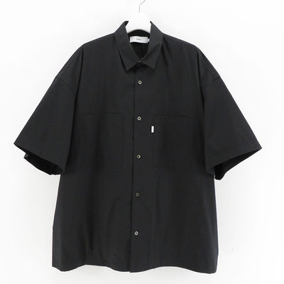 【Graphpaper/グラフペーパー】<br>Solotex Twill S/S Oversized Box Shirt <br>GM241-50291B