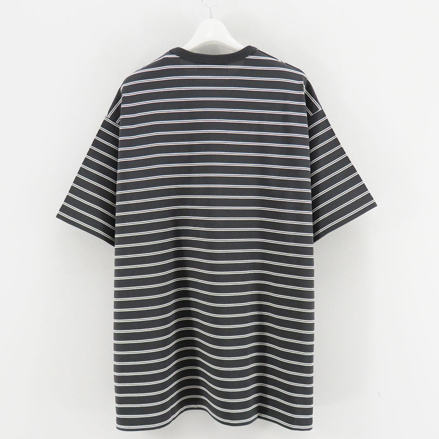Graphpaper/グラフペーパー】Tri Spun Border S/S Tee GU261-70120Bの