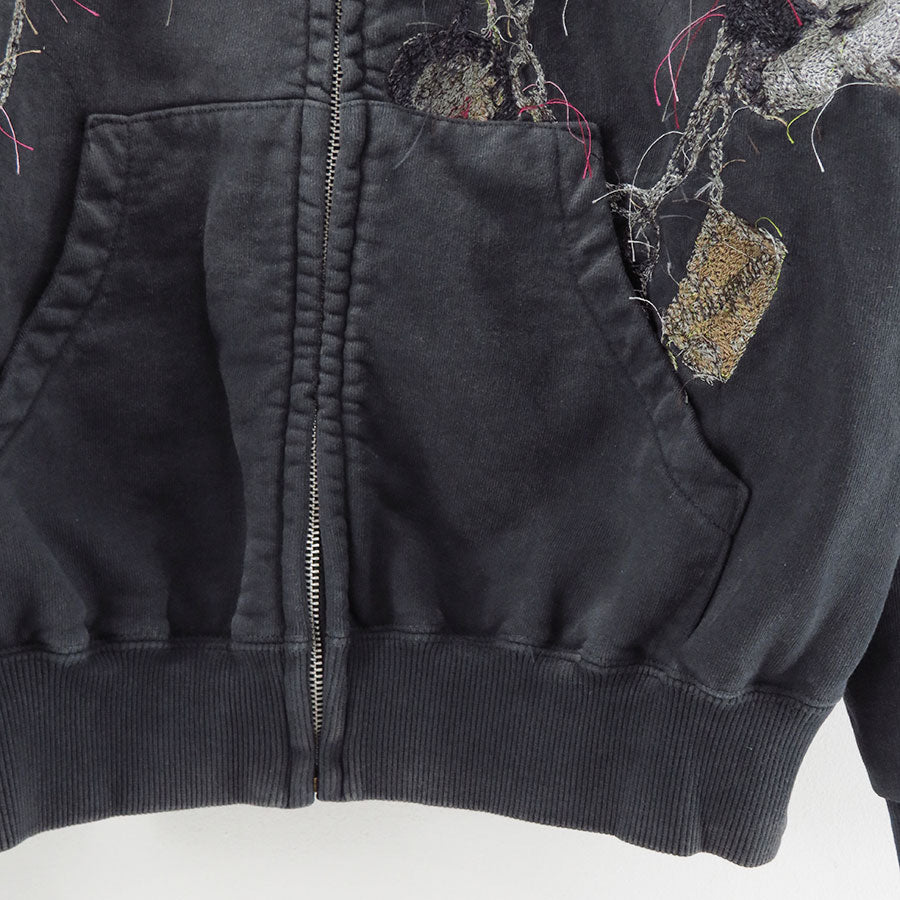 【doublet/ダブレット】<br>EMBROIDERED CHAIN ZIP-UP HOODIE <br/>25AW43CS405