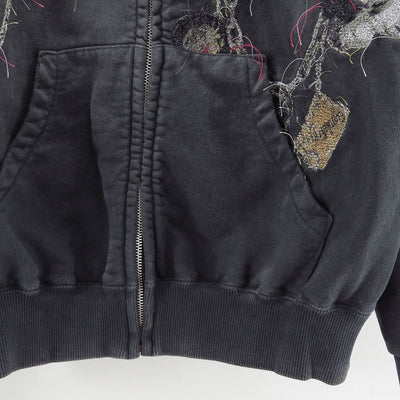 【doublet/ダブレット】<br>EMBROIDERED CHAIN ZIP-UP HOODIE <br/>25AW43CS405