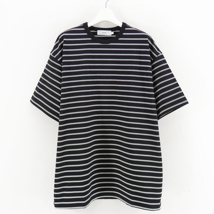 Graphpaper/グラフペーパー】Tri Spun Border S/S Tee GU261-70120Bの