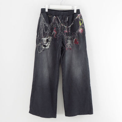【doublet/ダブレット】<br>EMBROIDERED CHAIN SWEATPANTS <br/>25AW43PT328