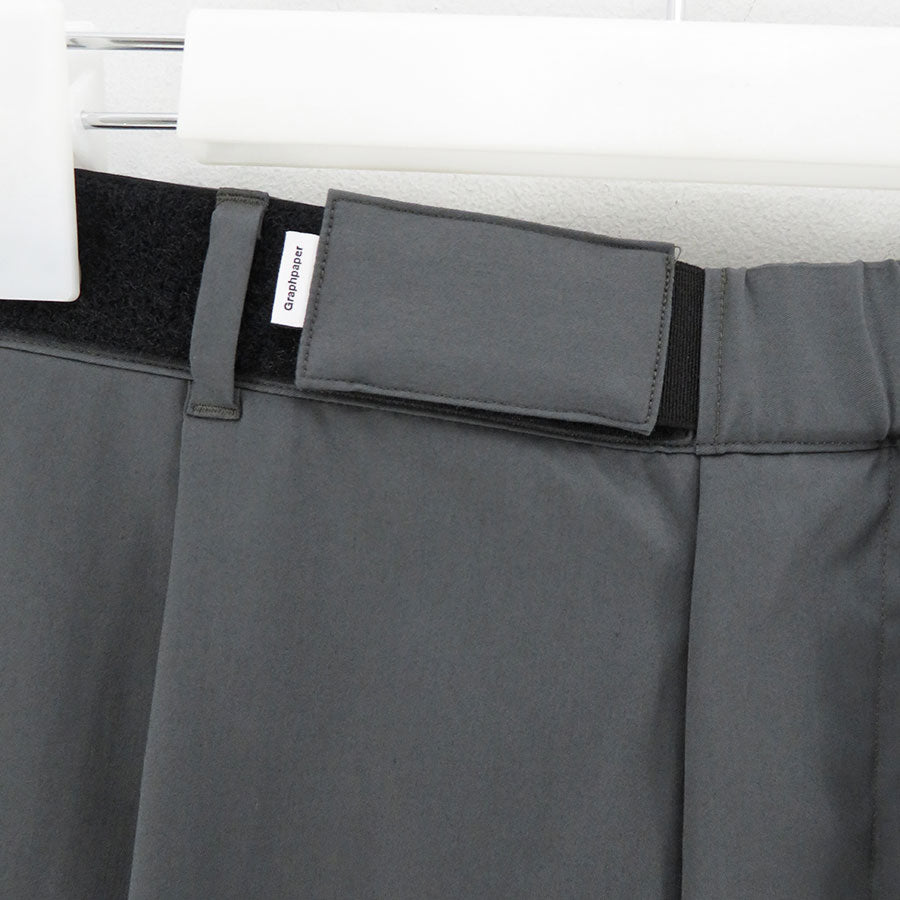 【Graphpaper/グラフペーパー】<br>Solotex Twill Wide Chef Pants <br>GM241-40295B