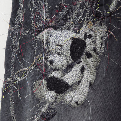 【doublet/ダブレット】<br>EMBROIDERED CHAIN SWEATPANTS <br/>25AW43PT328