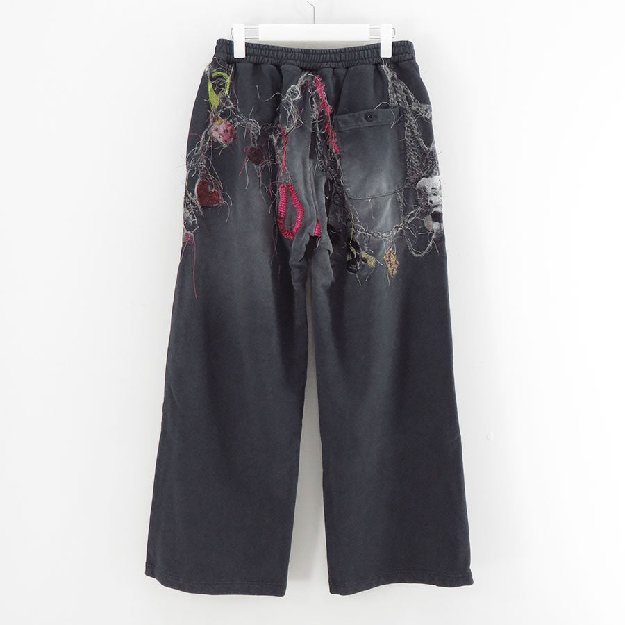 【doublet/ダブレット】<br>EMBROIDERED CHAIN SWEATPANTS <br/>25AW43PT328