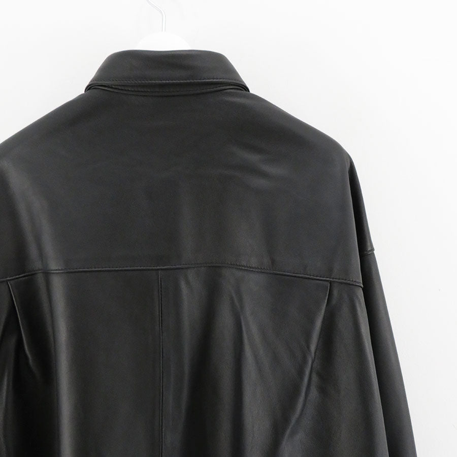 Graphpaper/グラフペーパー】Sheep Leather Oversized Shirt GM233-50048の通販 「ONENESS  ONLINE STORE」