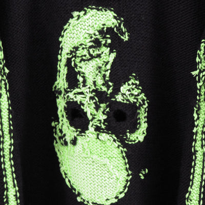 【doublet/ダブレット】<br>GLOW-IN-THE-DARK SKULL KNIT PULLOVER <br/>25AW66KN199