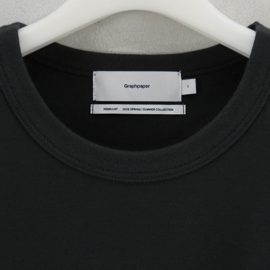 Graphpaper/グラフペーパー】Tri Spun Cotton Crew Neck Binder S/S