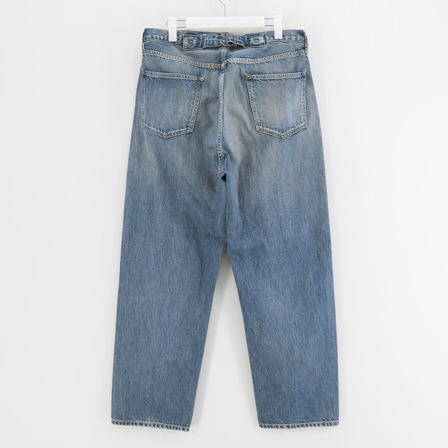 【A.PRESSE/アプレッセ】<br>No.22 Washed Wide Denim Pants <br>AP-4003