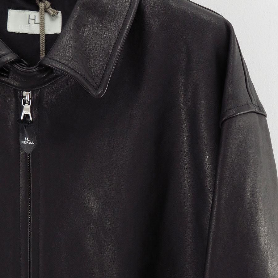 【HERILL/ヘリル】<br>Lambleather Jacket <br>25-011-HL-8060-30