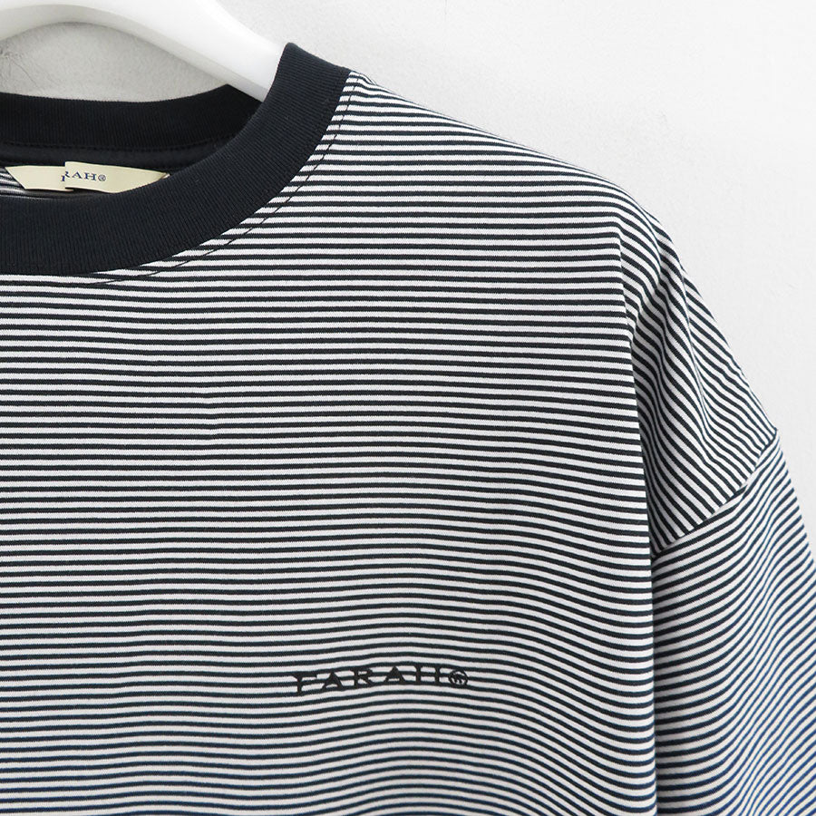 【FARAH/ファーラー】<br>Narrow Striped T-shirt <br>FR0401-M3003