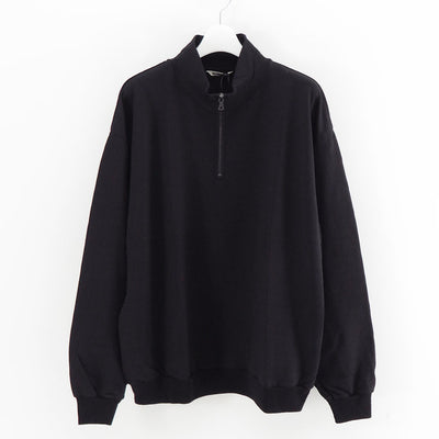 【AURALEE/オーラリー】<br>LIGHT WOOL SWEAT HALF ZIP P/O <br>A25AP01WU