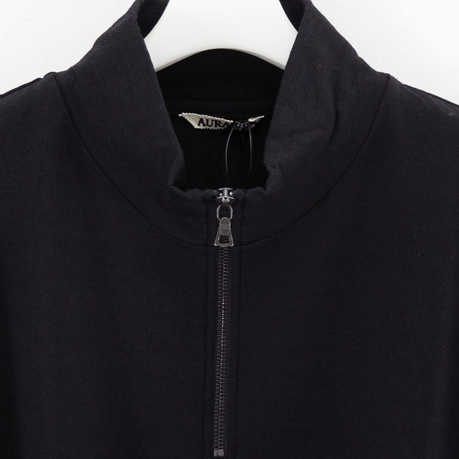 【AURALEE/オーラリー】<br>LIGHT WOOL SWEAT HALF ZIP P/O <br>A25AP01WU