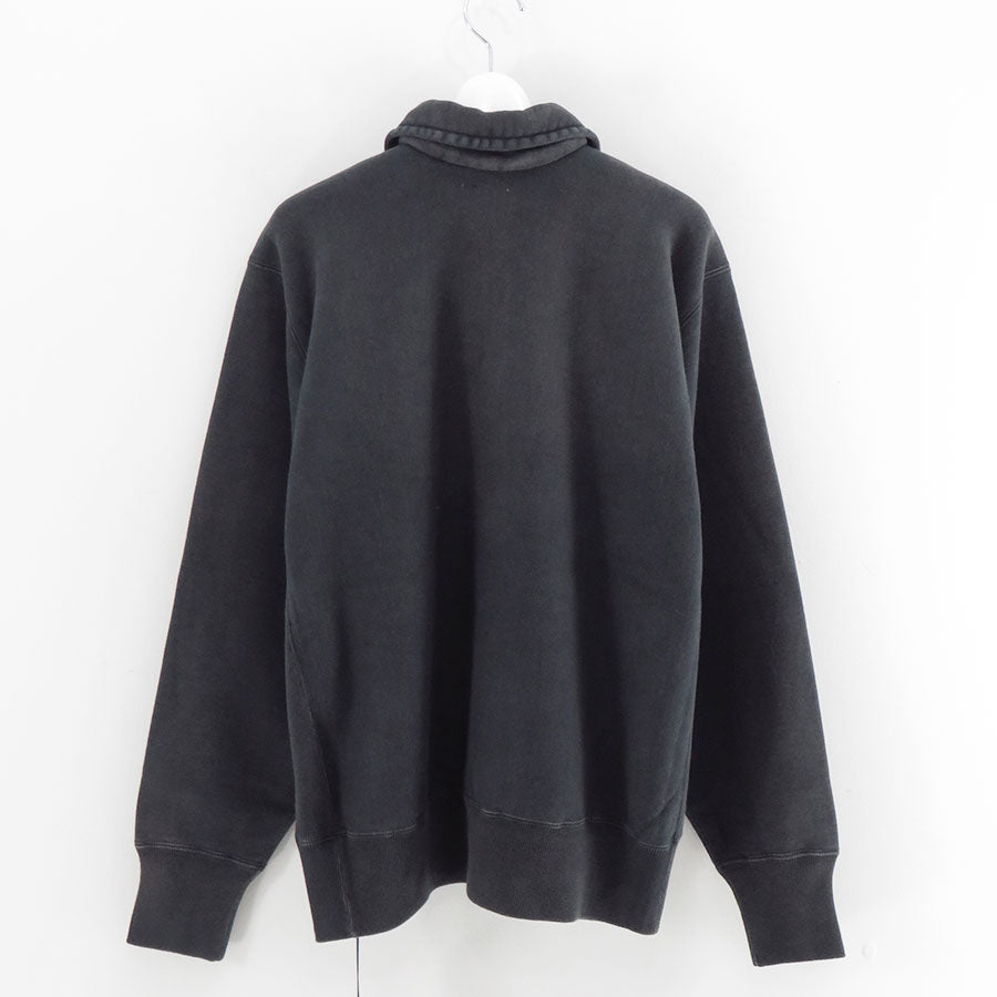 A.presse アプレッセ ヴィンテージハーフジップスウェット BLACK A