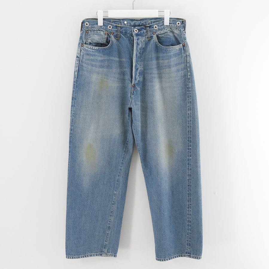 【A.PRESSE/アプレッセ】<br>No.22 Washed Wide Denim Pants <br>25AAP-04-38