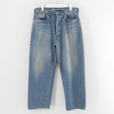 【A.PRESSE/アプレッセ】<br>No.22 Washed Wide Denim Pants <br>25AAP-04-38