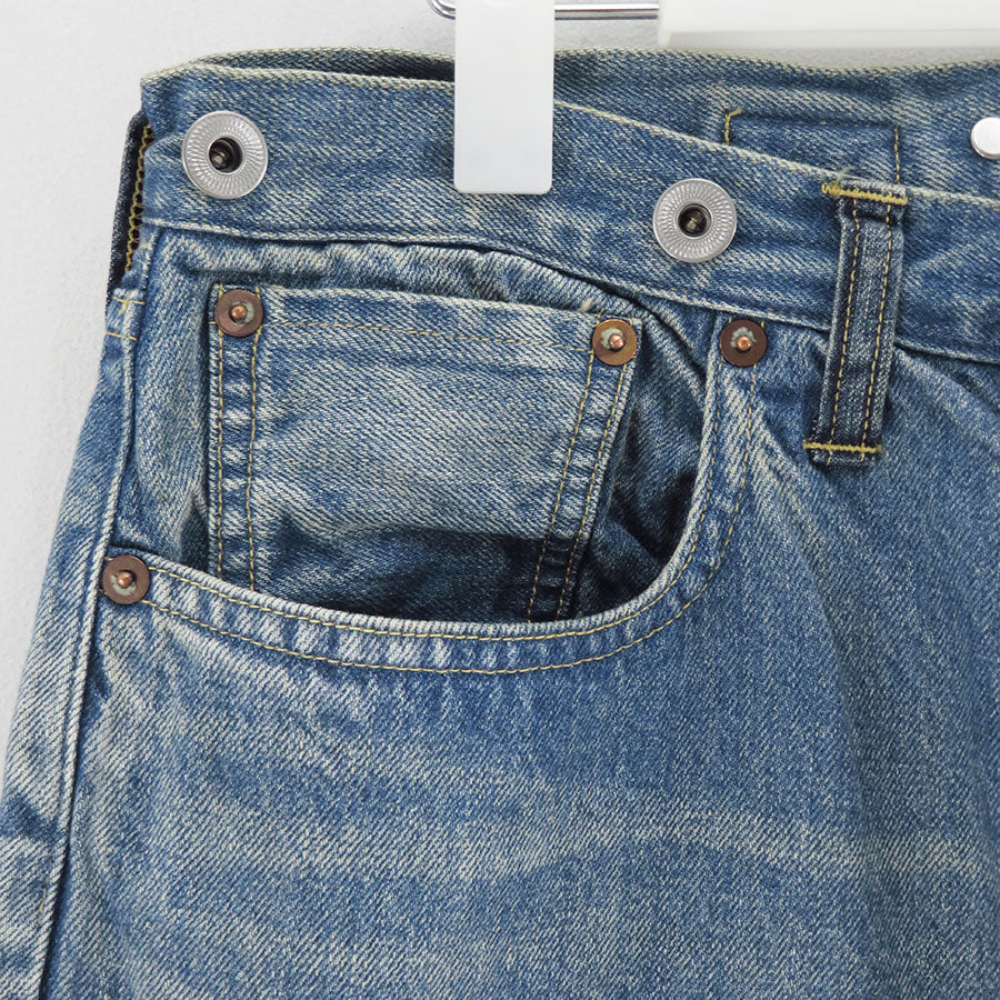 【A.PRESSE/アプレッセ】<br>No.22 Washed Wide Denim Pants <br>25AAP-04-38