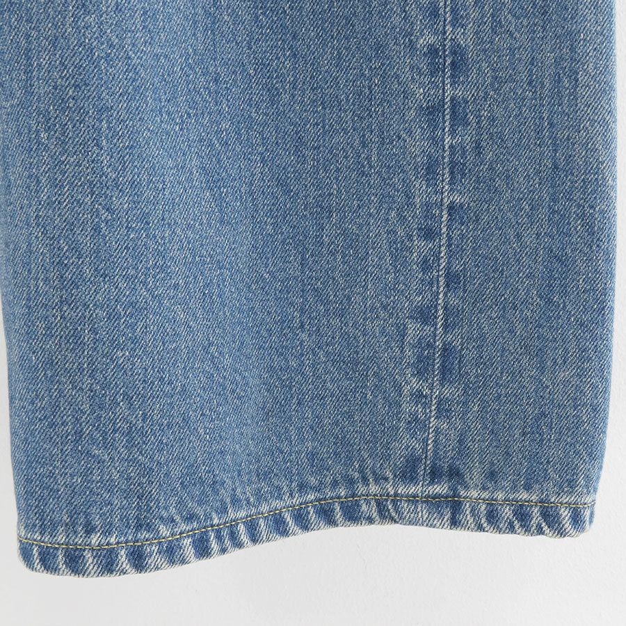【A.PRESSE/アプレッセ】<br>No.22 Washed Wide Denim Pants <br>25AAP-04-38