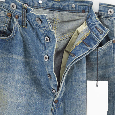 【A.PRESSE/アプレッセ】<br>No.22 Washed Wide Denim Pants <br>25AAP-04-38