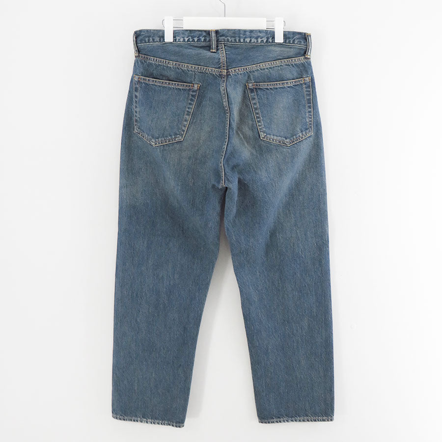 【A.PRESSE/アプレッセ】<br>Washed Denim Wide Pants <br>AP-4002