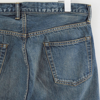 【A.PRESSE/アプレッセ】<br>Washed Denim Wide Pants <br>AP-4002