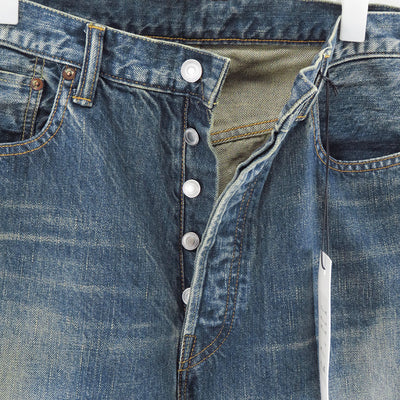 【A.PRESSE/アプレッセ】<br>Washed Denim Wide Pants <br>AP-4002