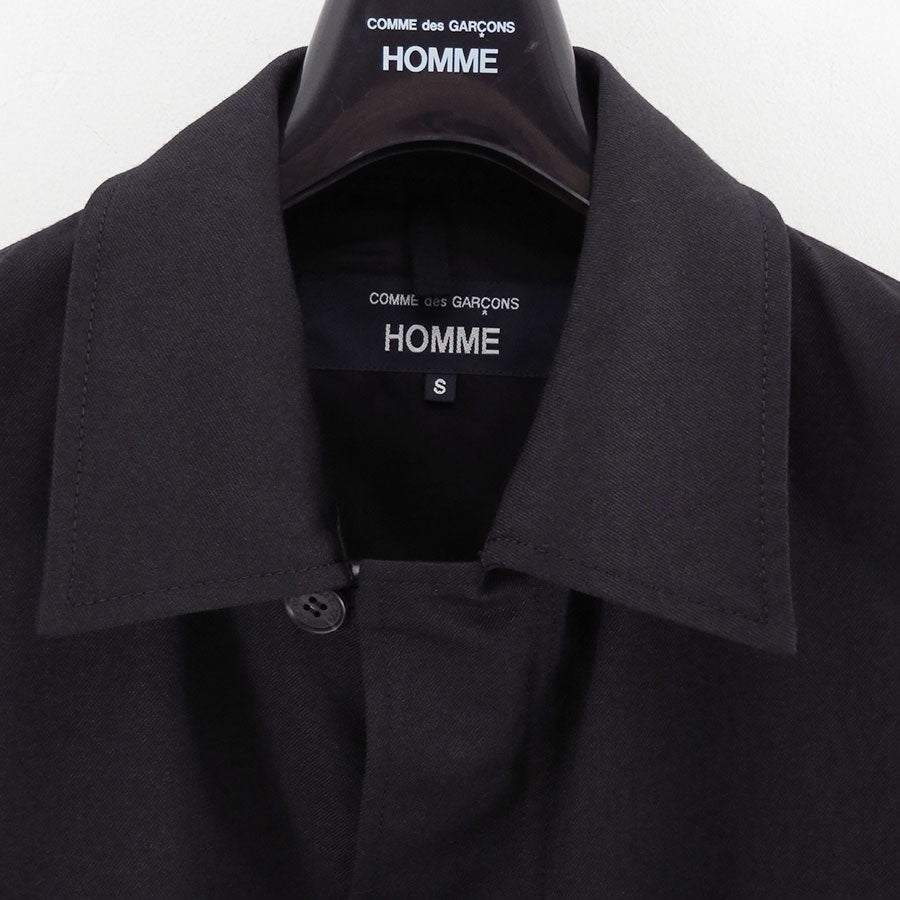 【COMME des GARCONS HOMME】<br>ウールエステルツイルA-1ジャケット <br>HP-J002-051