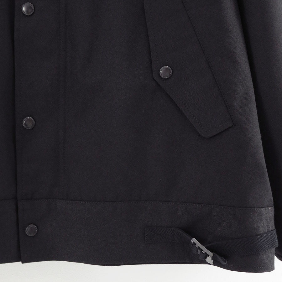 【COMME des GARCONS HOMME】<br>ウールエステルツイルA-1ジャケット <br>HP-J002-051