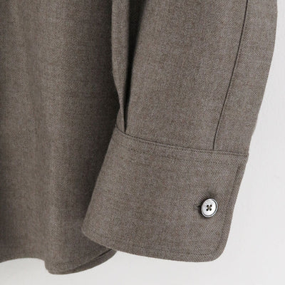 【AURALEE/オーラリー】<br>SUPER LIGHT WOOL SHIRT <br>A23AS01OS