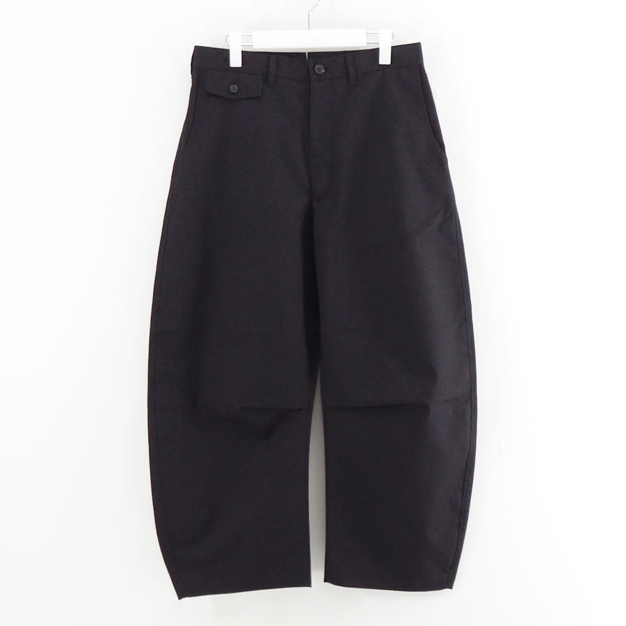 【COMME des GARCONS HOMME】<br>ウールエステルツイルワイドパンツ <br>HP-P002-051