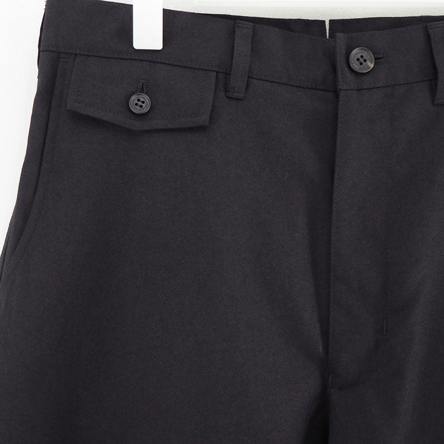 【COMME des GARCONS HOMME】<br>ウールエステルツイルワイドパンツ <br>HP-P002-051
