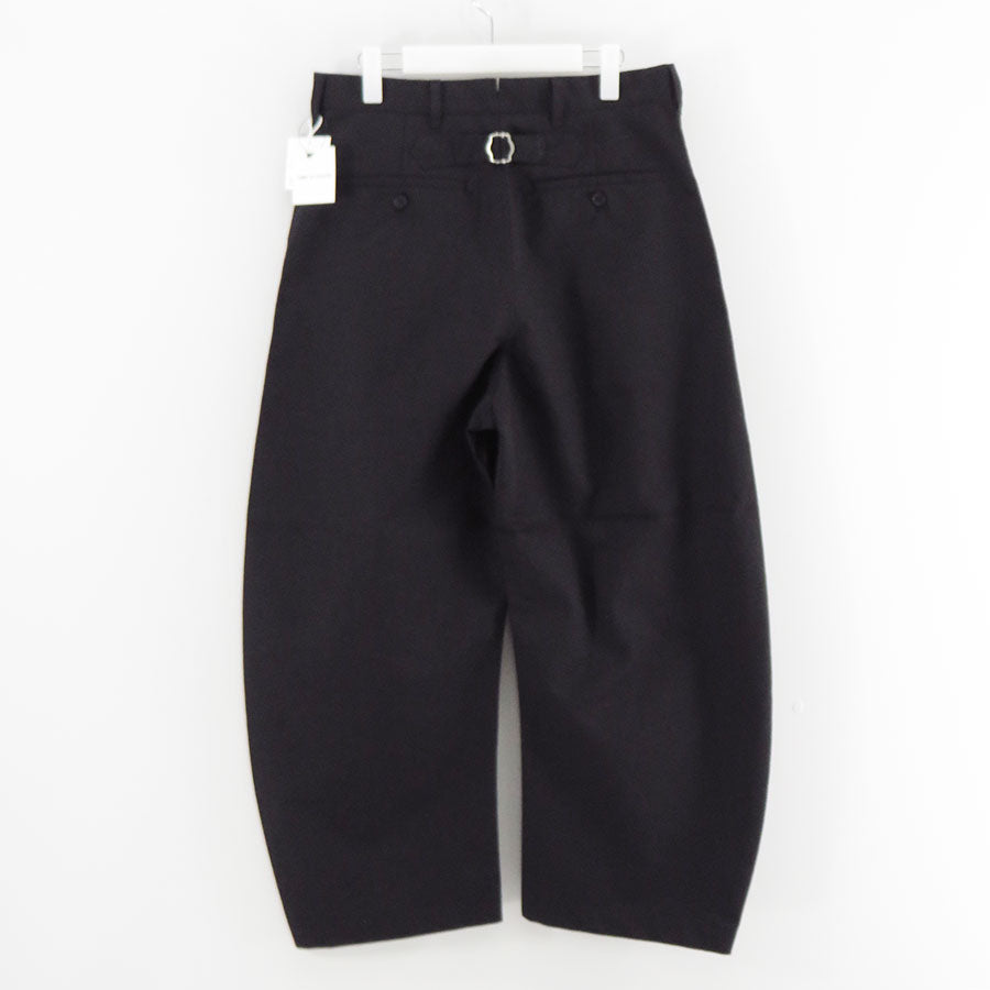 【COMME des GARCONS HOMME】<br>ウールエステルツイルワイドパンツ <br>HP-P002-051