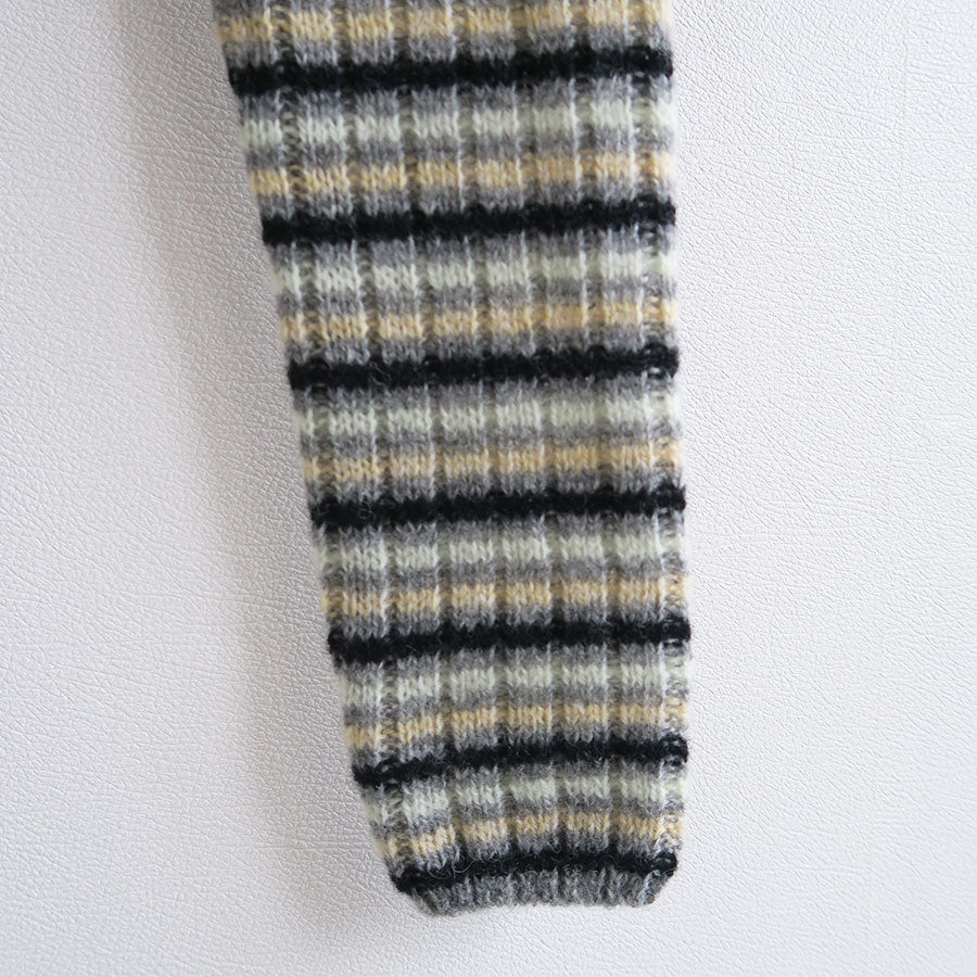 【AURALEE/オーラリー】<br>SHETLAND WOOL CASHMERE RIB KNIT BOAT-NECK P/O <br>A25AP03SB