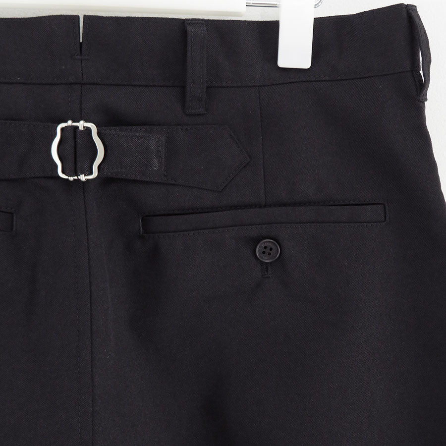 【COMME des GARCONS HOMME】<br>ウールエステルツイルワイドパンツ <br>HP-P002-051