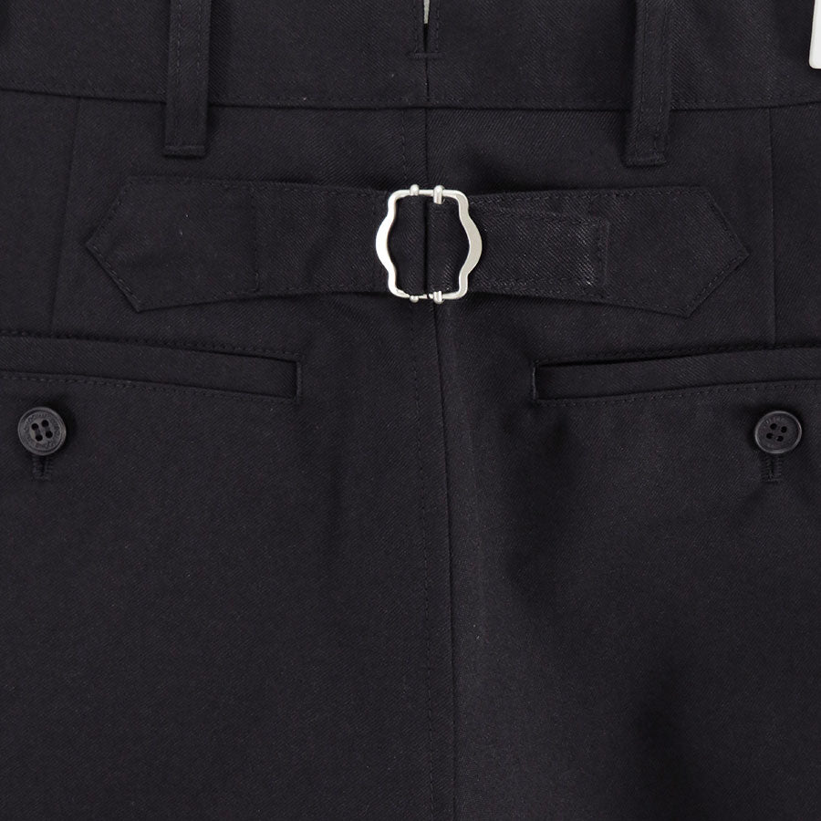 【COMME des GARCONS HOMME】<br>ウールエステルツイルワイドパンツ <br>HP-P002-051