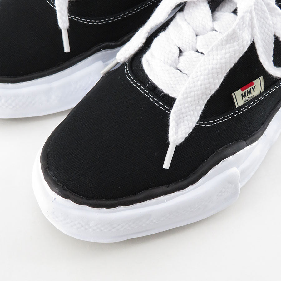 【Maison MIHARA YASUHIRO】<br> "BAKER" OG Sole Canvas Low-cut Sneaker (BLACK)<br> A02FW704 