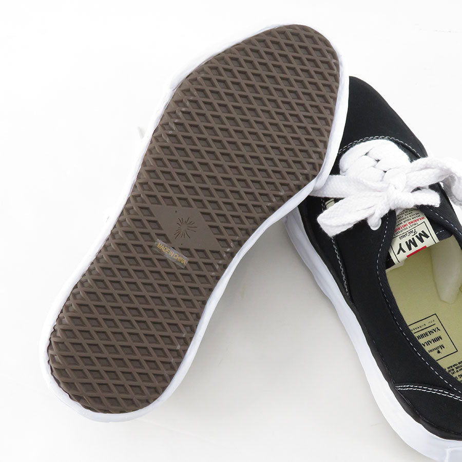 【Maison MIHARA YASUHIRO】<br>"BAKER" OG Sole Canvas Low-cut Sneaker (BLACK) <br>A02FW704