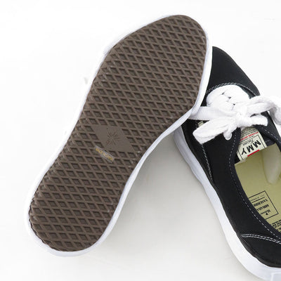 【Maison MIHARA YASUHIRO】<br> "BAKER" OG Sole Canvas Low-cut Sneaker (BLACK)<br> A02FW704 