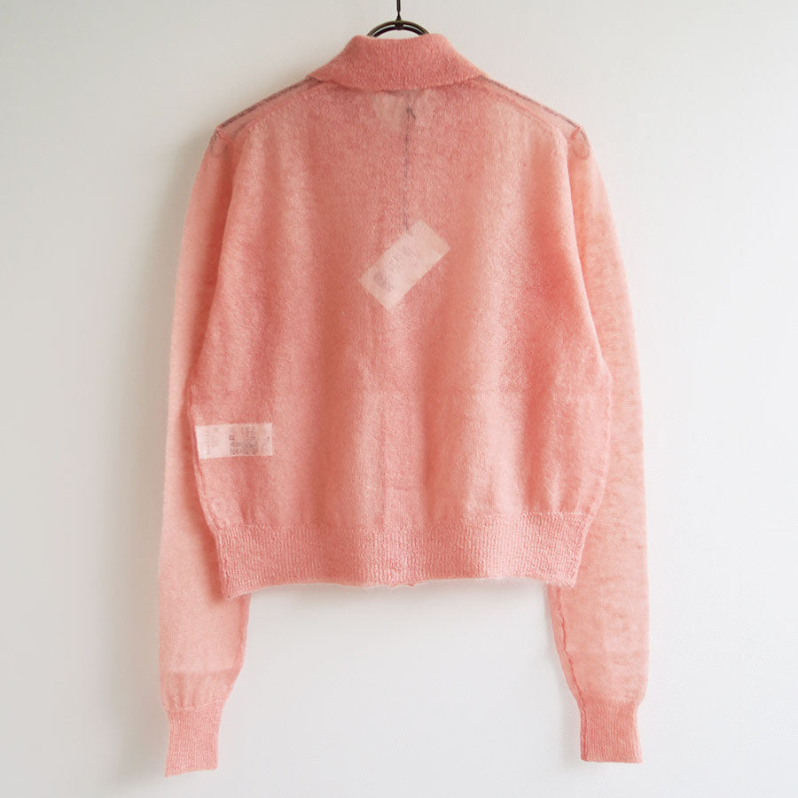 【AURALEE/オーラリー】<br>KID MOHAIR SHEER KNIT SHIRT CARDIGAN <br>A25AC01FG