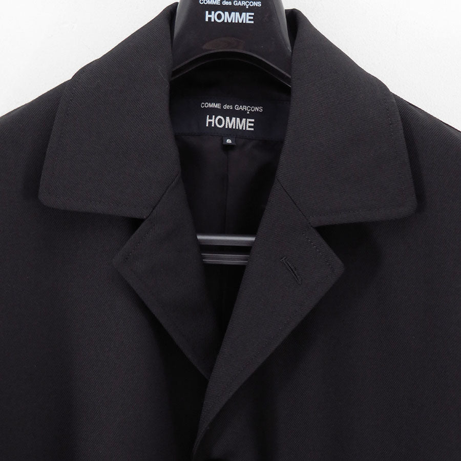 【COMME des GARCONS HOMME】<br>ウールサージ3Bジャケット <br>HP-J005-051