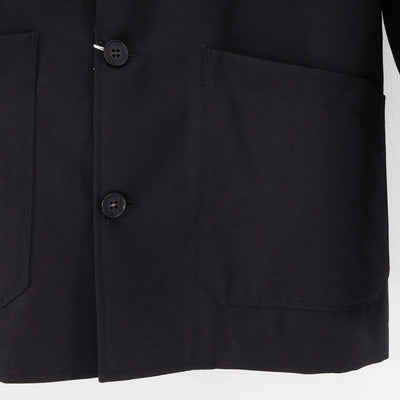 【COMME des GARCONS HOMME】<br>ウールサージ3Bジャケット <br>HP-J005-051