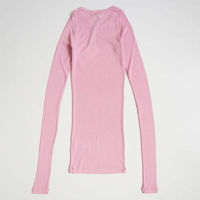 【AURALEE/オーラリー】<br>WOOL SILK SOFT RIB L/S TEE <br>A25AP01WS