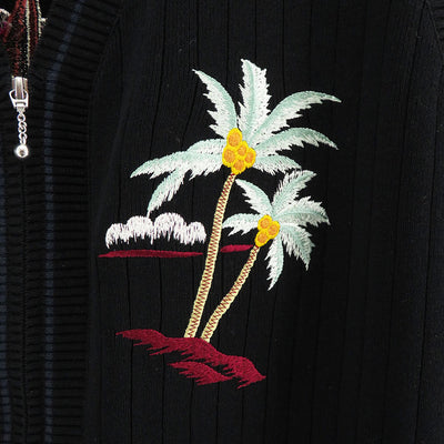 【DAIRIKU/ダイリク】<br>"Hawaii" Zip Up Knit Vest <br>24SSK-3