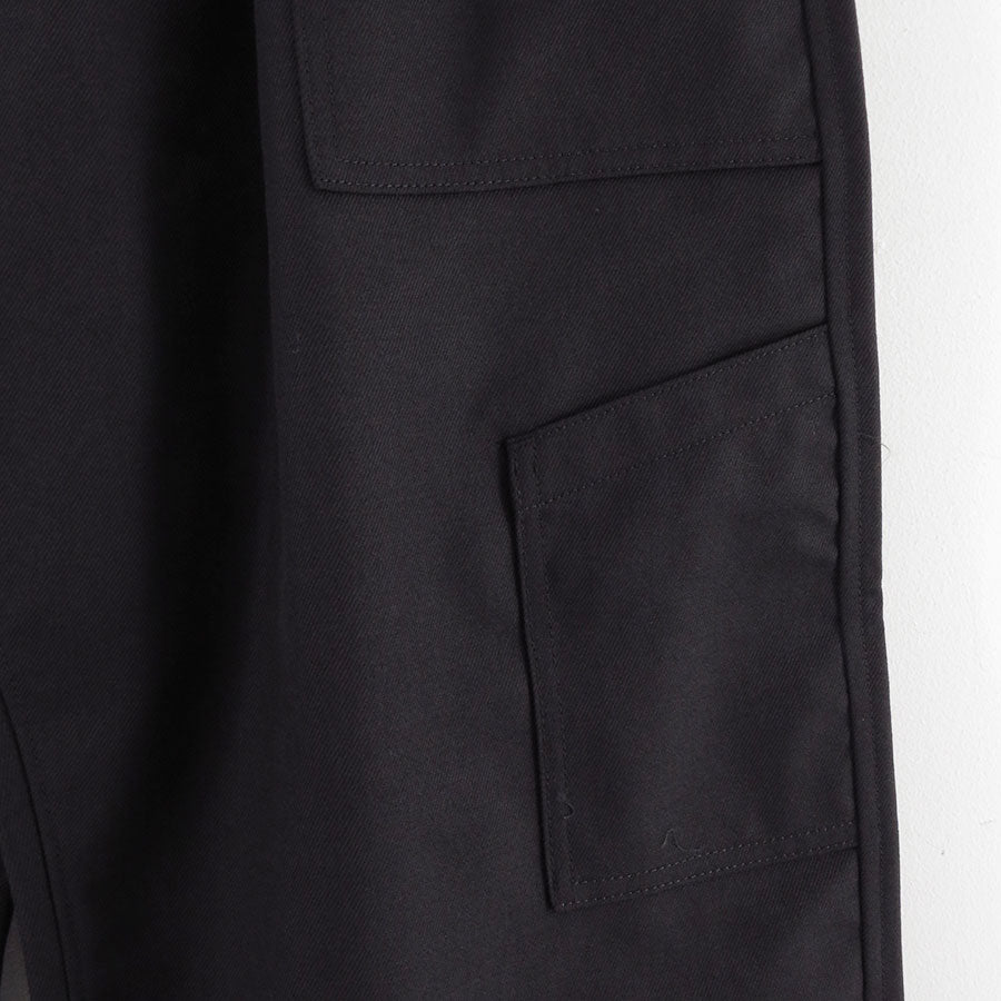 【COMME des GARCONS HOMME】<br>ウールサージミリタリーパンツ <br>HP-P007-051