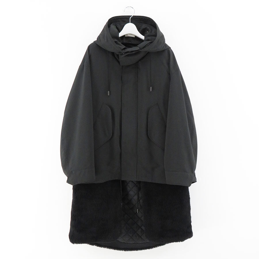【THE RERACS/더 릴랙스】<br> RERACS PE/NY HIGH DENSITY PEACH THE MODS COAT WITH LINER<br> 23FW-RECT-388-J 