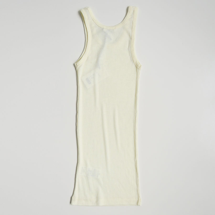 【AURALEE/オーラリー】<br>WOOL SILK SOFT RIB TANK <br>A25AT02WS