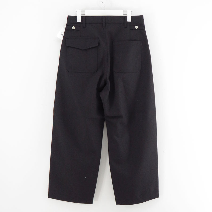 【COMME des GARCONS HOMME】<br>ウールサージミリタリーパンツ <br>HP-P007-051
